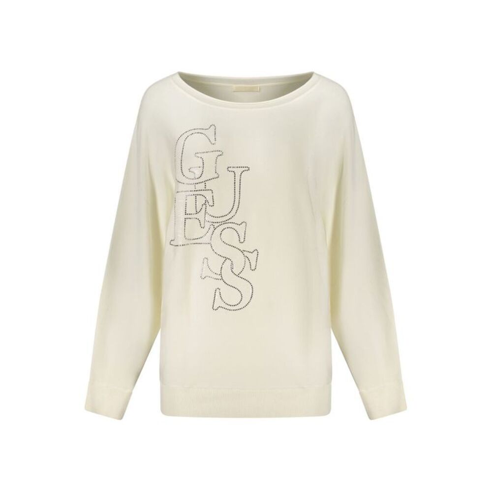 Guess Jeans White Viscose Women's Sweatshirt